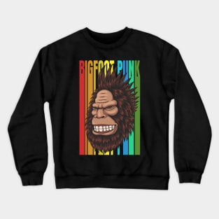 Bigfoot Punk Crewneck Sweatshirt